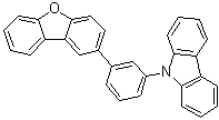 结构式 CAS# 1338446-77-7, 9-[3-(二苯并[b,d]呋喃-2-基)苯基]-9H-咔唑