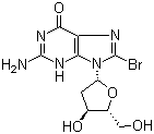 8-Bromo-2'-deoxyguanosine molecular structure (CAS 13389-03-2)