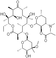 红霉素丙酸酯分子结构 (CAS 134-36-1)