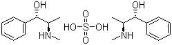 Ephedrine sulfate molecular structure (CAS 134-72-5)