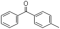 structure of CAS# 134-84-9, 4-Methylbenzophenone;(4-Methylphenyl)phenylmethanone; Phenyl p-tolyl ketone
