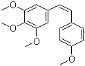 结构式 CAS# 134029-49-5, (Z)-3,4,5,4'-四甲氧基二苯乙烯