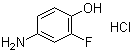 structure of CAS# 1341216-35-0, 4-Amino-2-fluorophenol hydrochloride
