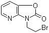 结构式 CAS# 134336-95-1, 3-(2-溴乙基)恶唑并[4,5-b]吡啶-2(3H)-酮