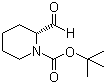 structure of CAS# 134526-69-5, (R)-2-Formyl-1-piperidinecarboxylic acid tert-butyl ester;(R)-1-Boc-2-piperidinecarboxaldehyde