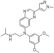 结构式 CAS# 1346242-81-6, Erdafitinib