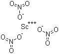 structure of CAS# 13465-60-6, Scandium(III) nitrate;Scandium trinitrate
