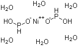Nickel hypophosphite hexahydrate molecular structure (CAS 13477-97-9)