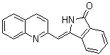 3-(2-Quinolylmethylene)phthalimidine molecular structure (CAS 13481-47-5)