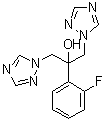 structure of CAS# 1348664-75-4, alpha-(2-Fluorophenyl)-alpha-(1H-1,2,4-triazol-1-ylmethyl)-1H-1,2,4-triazole-1-ethanol
