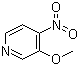 3-Methoxy-4-nitropyridine molecular structure (CAS 13505-07-2)