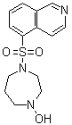 structure of CAS# 1350827-92-7, 5-[(Hexahydro-4-hydroxy-1H-1,4-diazepin-1-yl)sulfonyl]isoquinoline