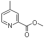 4-Methylpyridine-2-carboxylic acid methyl ester molecular structure (CAS 13509-13-2)