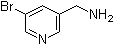 5-Bromo-3-pyridinemethanamine molecular structure (CAS 135124-70-8)
