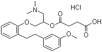盐酸沙格雷酯分子结构 (CAS 135159-51-2)
