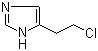 结构式 CAS# 13518-55-3, 4-(2-氯乙基)咪唑