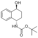 ((1S,4S)-4-Hydroxy-1,2,3,4-tetrahydro-naphthalen-1-yl)-carbamic acid tert-butyl ester molecular structure (CAS 1351997-30-2)