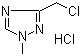 structure of CAS# 135206-76-7, 3-(Chloromethyl)-1-methyl-1H-1,2,4-triazole hydrochloride