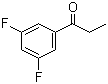 structure of CAS# 135306-45-5, 3',5'-Difluoropropiophenone