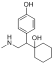 structure of CAS# 135308-74-6, N,O-Didesmethylvenlafaxine;4-[1-(1-hydroxycyclohexyl)-2-(methylamino)ethyl]phenol