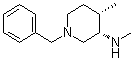 结构式 CAS# 1354621-59-2, (3S,4S)-N,4-二甲基-1-(苯基甲基)-3-哌啶胺