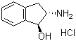 trans-1-Hydroxyl-2-aminoindane hydrochloride molecular structure (CAS 13575-73-0)