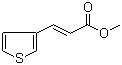 结构式 CAS# 135835-43-7, 3-(3-噻吩基)丙烯酸甲酯