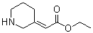 结构式 CAS# 1358679-89-6, 2-(3-哌啶基亚基)乙酸乙酯
