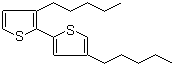 structure of CAS# 135926-93-1, 3,4'-Dihexyl-2,2'-bithiophene