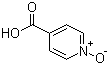 structure of CAS# 13602-12-5, Pyridine-4-carboxylic acid N-oxide;Isonicotinic acid N-oxide