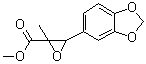 结构式 CAS# 13605-48-6, 3-(1,3-苯并二氧杂环戊烯-5-基)-2-甲基-2-环氧乙烷羧酸甲酯