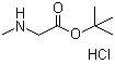 结构式 CAS# 136088-69-2, 肌氨酸叔丁酯盐酸盐