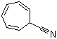 structure of CAS# 13612-59-4, 2,4,6-Cycloheptatriene-1-carbonitrile;7-Cyanocyclohetatriene