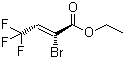 (Z)-2-Bromo-4,4,4-trifluorobutenoic acid ethyl ester molecular structure (CAS 136264-28-3)