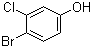 structure of CAS# 13631-21-5, 4-Bromo-3-chlorophenol