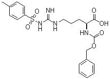 Nalpha-Benzyloxycarbonyl-Nomega-tosyl-L-arginine molecular structure (CAS 13650-38-9)