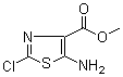 结构式 CAS# 136538-94-8, 5-氨基-2-氯-4-噻唑羧酸甲酯