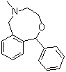 Nefopam molecular structure (CAS 13669-70-0)