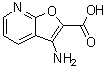 结构式 CAS# 1368147-72-1, 3-氨基呋喃并[2,3-b]吡啶-2-羧酸