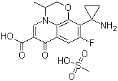 Pazufloxacin mesilate molecular structure (CAS 136905-87-8)