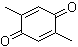 结构式 CAS# 137-18-8, 2,5-二甲基-2,5-环己二烯-1,4-二酮