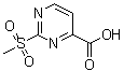 structure of CAS# 1370411-46-3, 2-(Methylsulfonyl)-4-pyrimidinecarboxylic acid