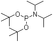 Di-tert-butyl N,N-diisopropylphosphoramidite molecular structure (CAS 137348-86-8)