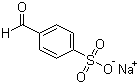 structure of CAS# 13736-22-6, Sodium 4-formylbenzenesulfonate;Sodium p-formylbenzenesulphonate