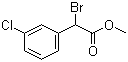 结构式 CAS# 137420-52-1, (3-氯苯基)溴乙酸甲酯