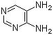 结构式 CAS# 13754-19-3, 4,5-二氨基嘧啶
