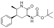 tert-Butyl ((3S,5S,6R)-6-methyl-2-oxo-5-phenylpiperidin-3-yl)carbamate molecular structure (CAS 1375541-78-8)