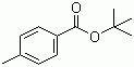结构式 CAS# 13756-42-8, 4-甲基苯甲酸叔丁酯; 对甲基苯甲酸叔丁酯
