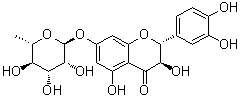 (2R,3R)-Dihydroquercetin-7-O-alpha-L-rhamnoside molecular structure (CAS 137592-12-2)