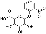 邻硝基苯基 beta-D-葡萄糖醛酸苷分子结构 (CAS 137629-36-8)